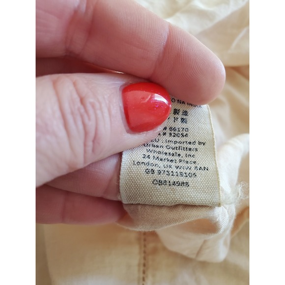 Free People S Mesa Embroidered Cut-Out Midi Dress Beaded Tassels Bohemian Boho - Picture 8 of 16